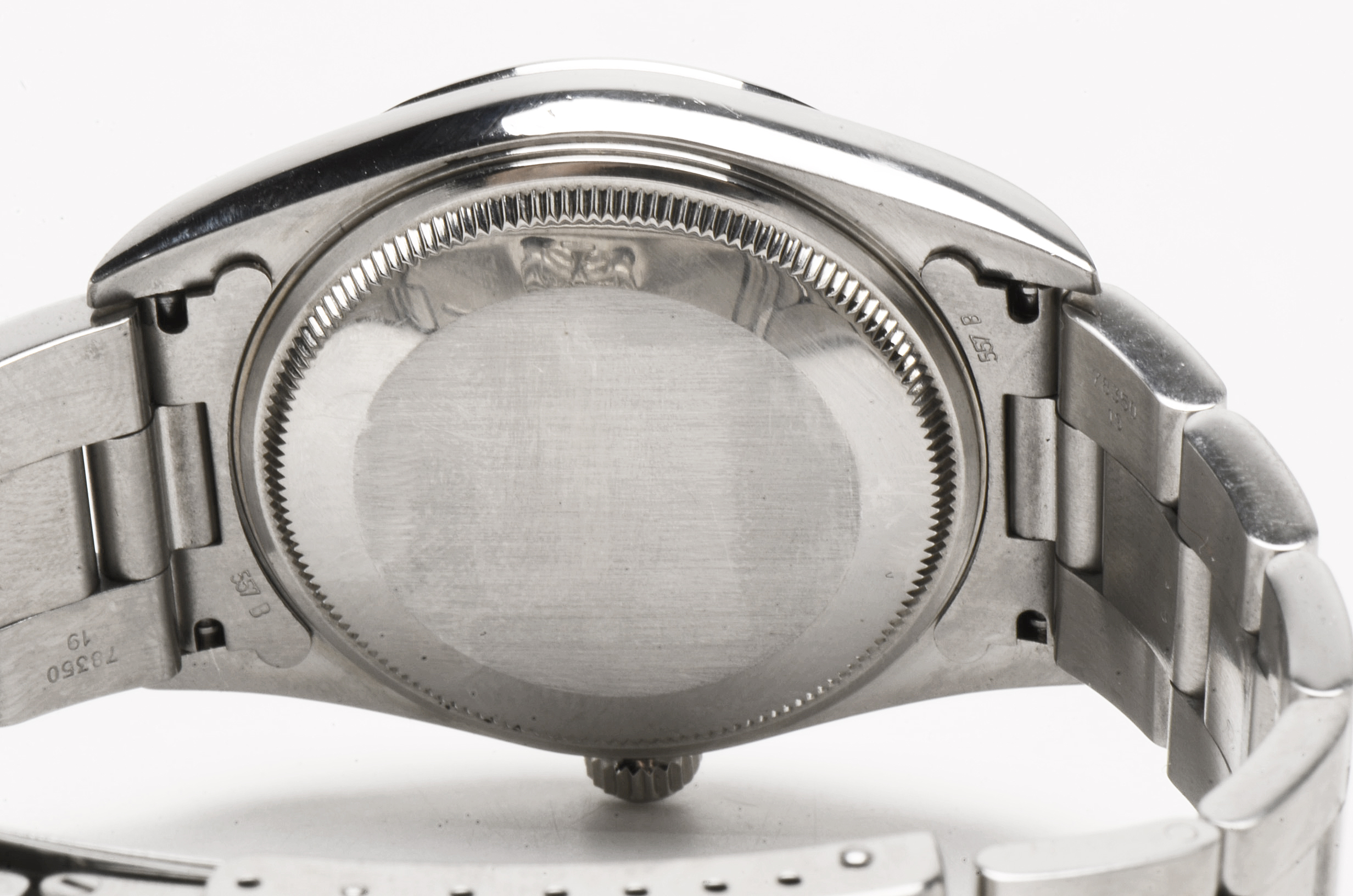 Rolex Perpetual Air-King Stainless Steel White Roman Automatic