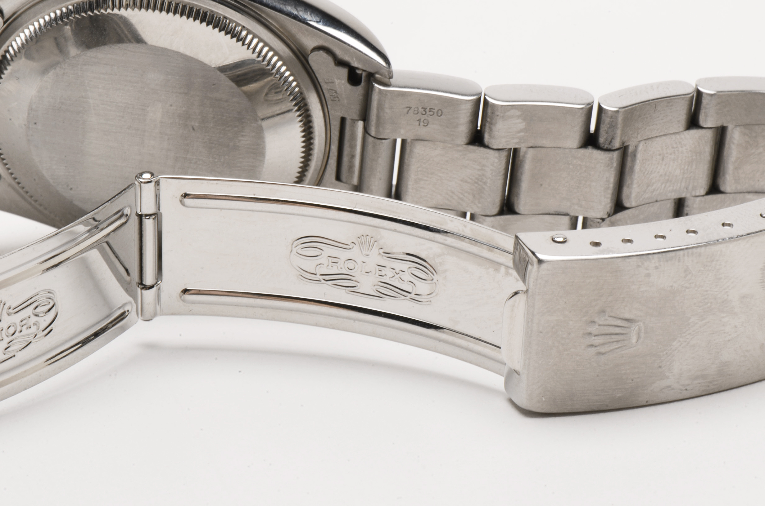 Rolex Perpetual Air-King Stainless Steel White Roman Automatic