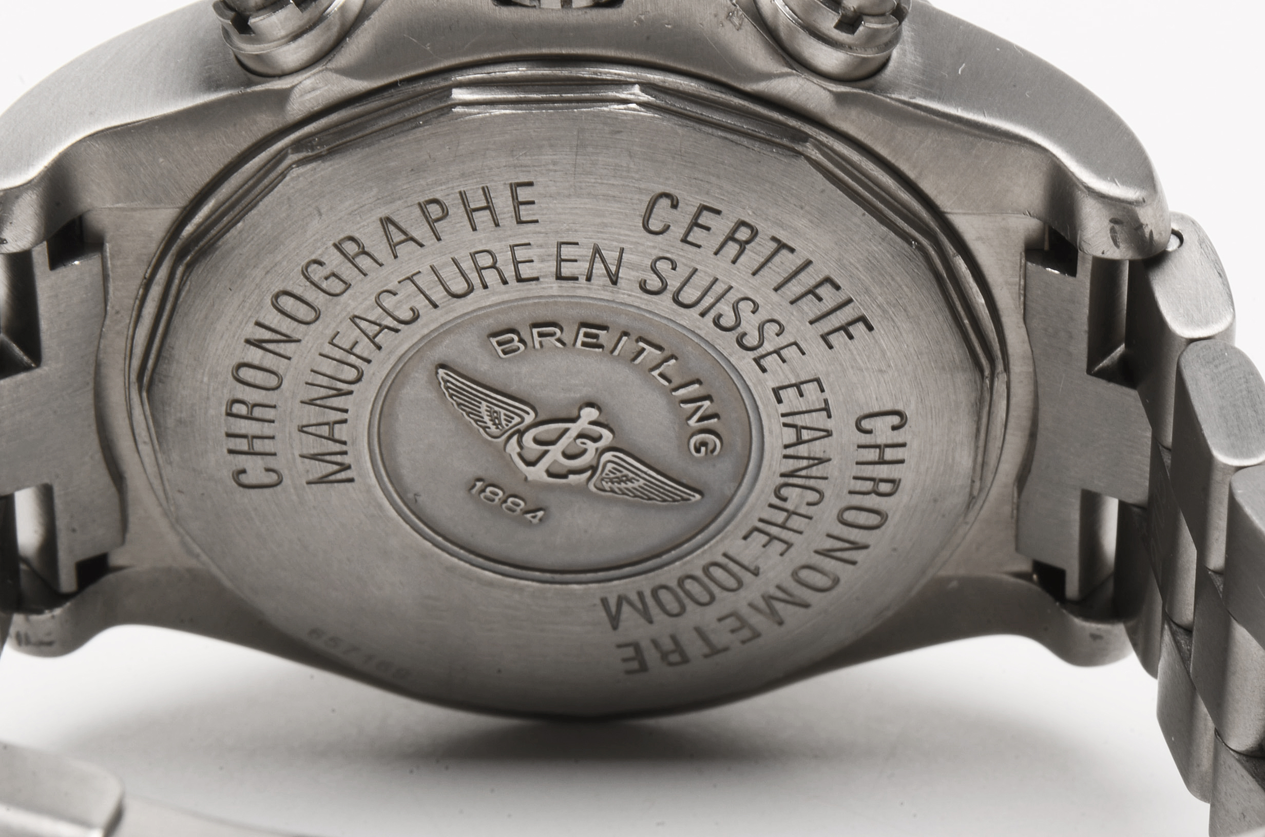 Breitling Chrono Avenger M1 Titanium 44mm White SuperQuartz Watch