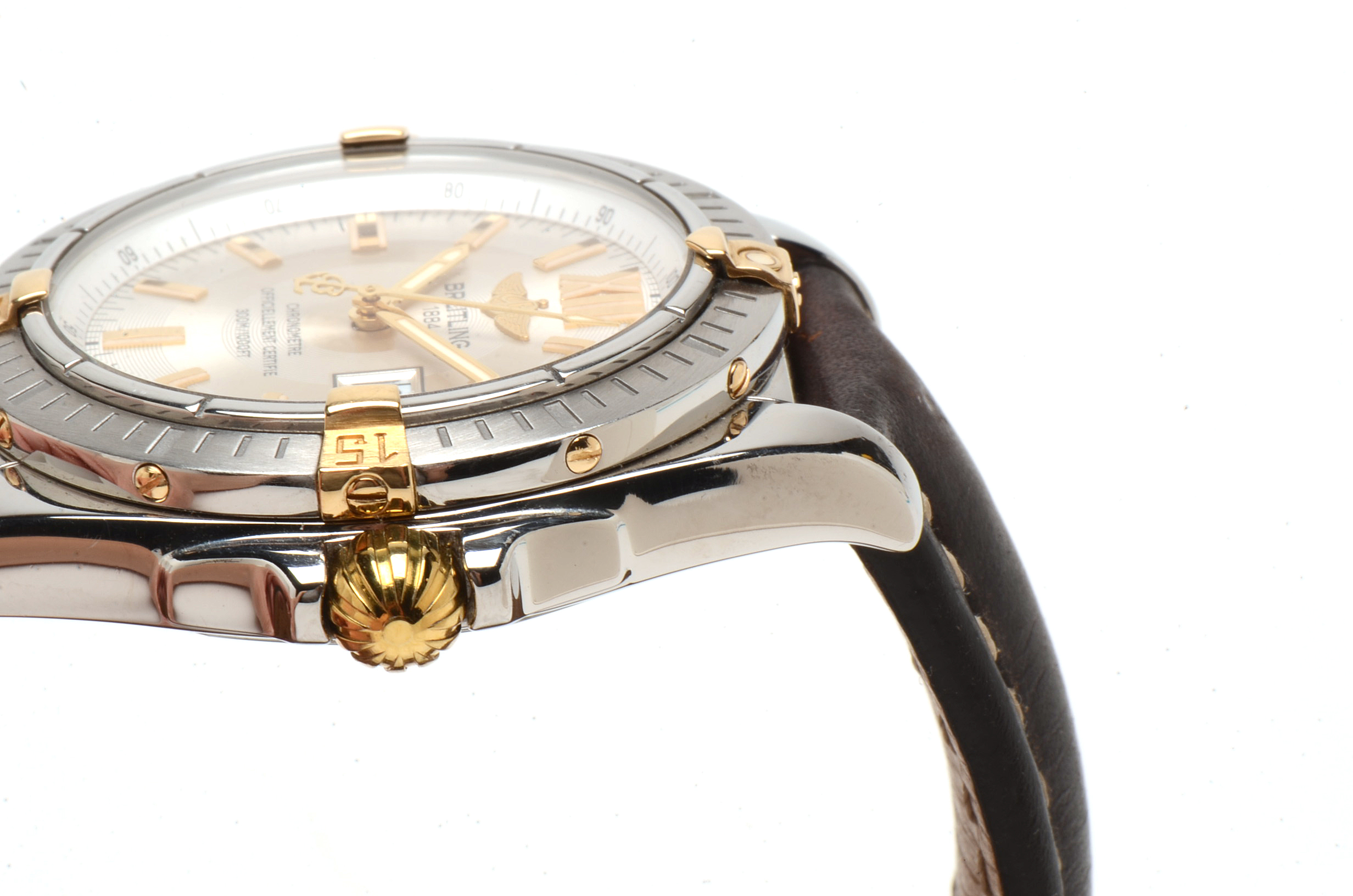 Breitling Windrider Cockpit 41mm 18K Gold & Steel Automatic Watch