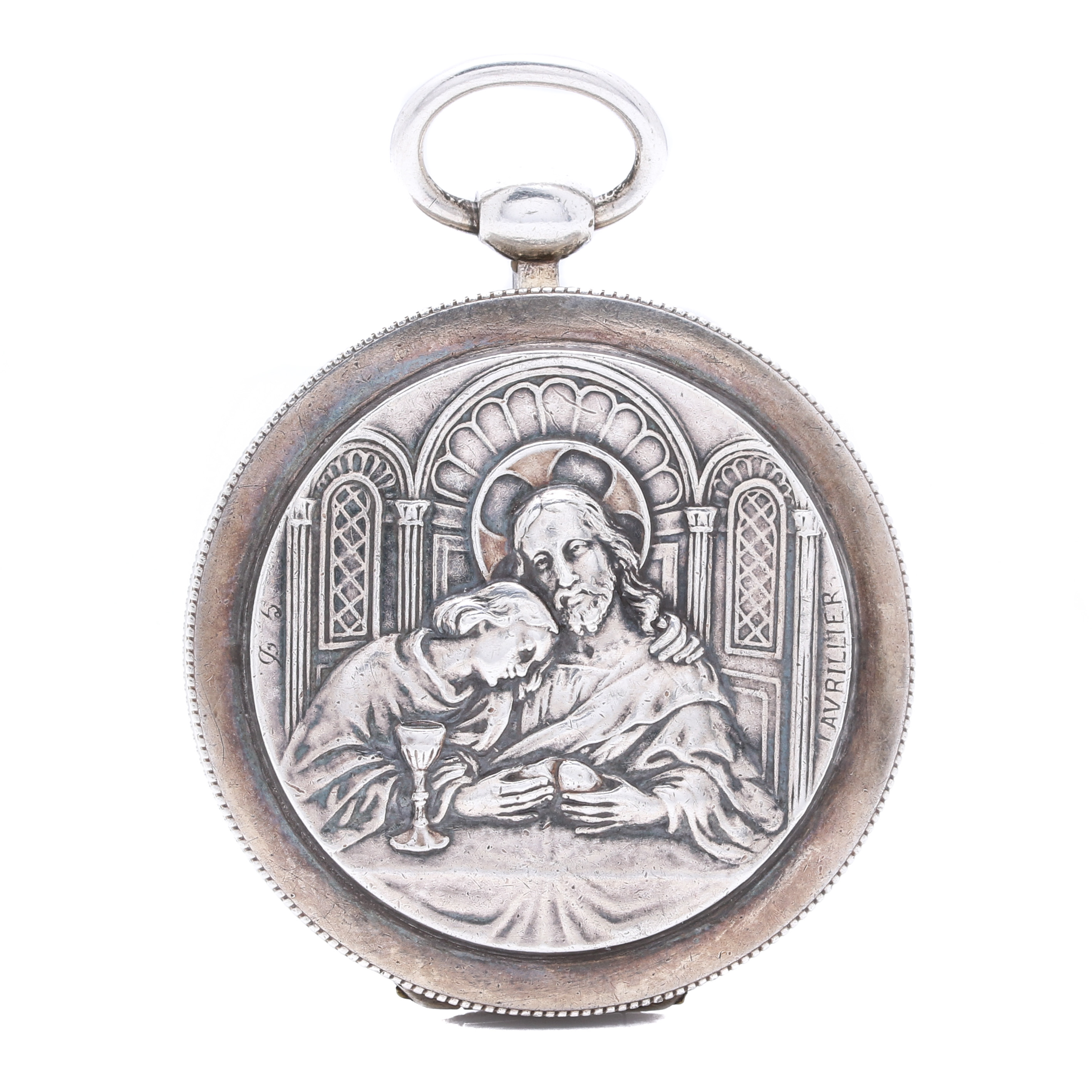 Antique Sterling Silver Rosary Case