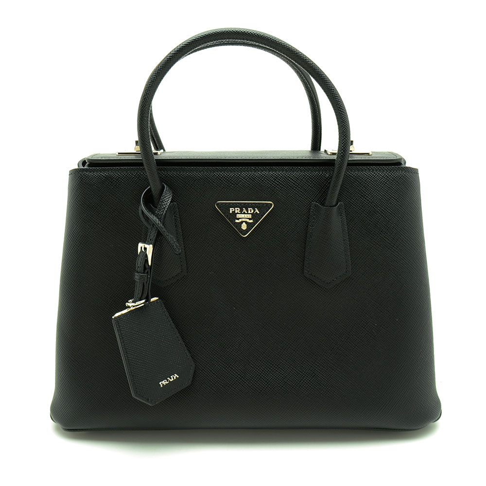 Prada Saffiano Leather Twin Tote