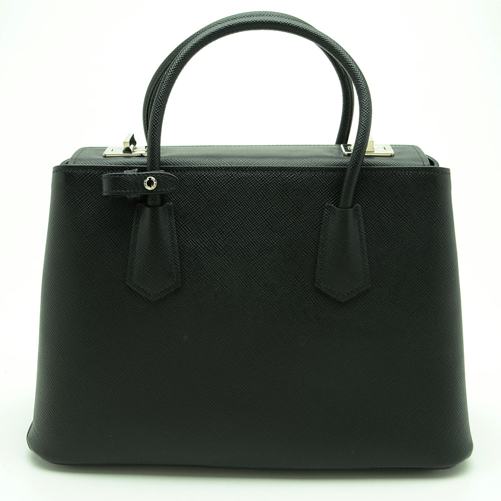 Prada Saffiano Leather Twin Tote