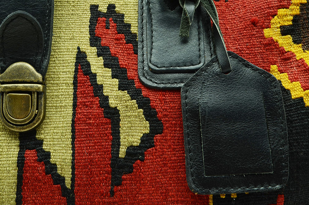 Yun Art Turkish Kilim Carpet Bag