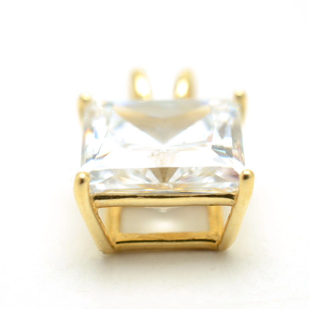 14K Yellow Gold Jewelry with Cubic Zirconia Stones