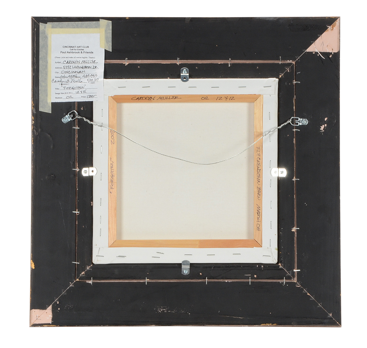 Carolyn Muller Original 2007 Oil on Canvas "Forgotten"