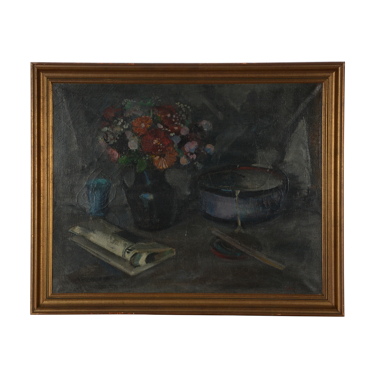 John Ellsworth Weis Original Oil Still Life on Canvas