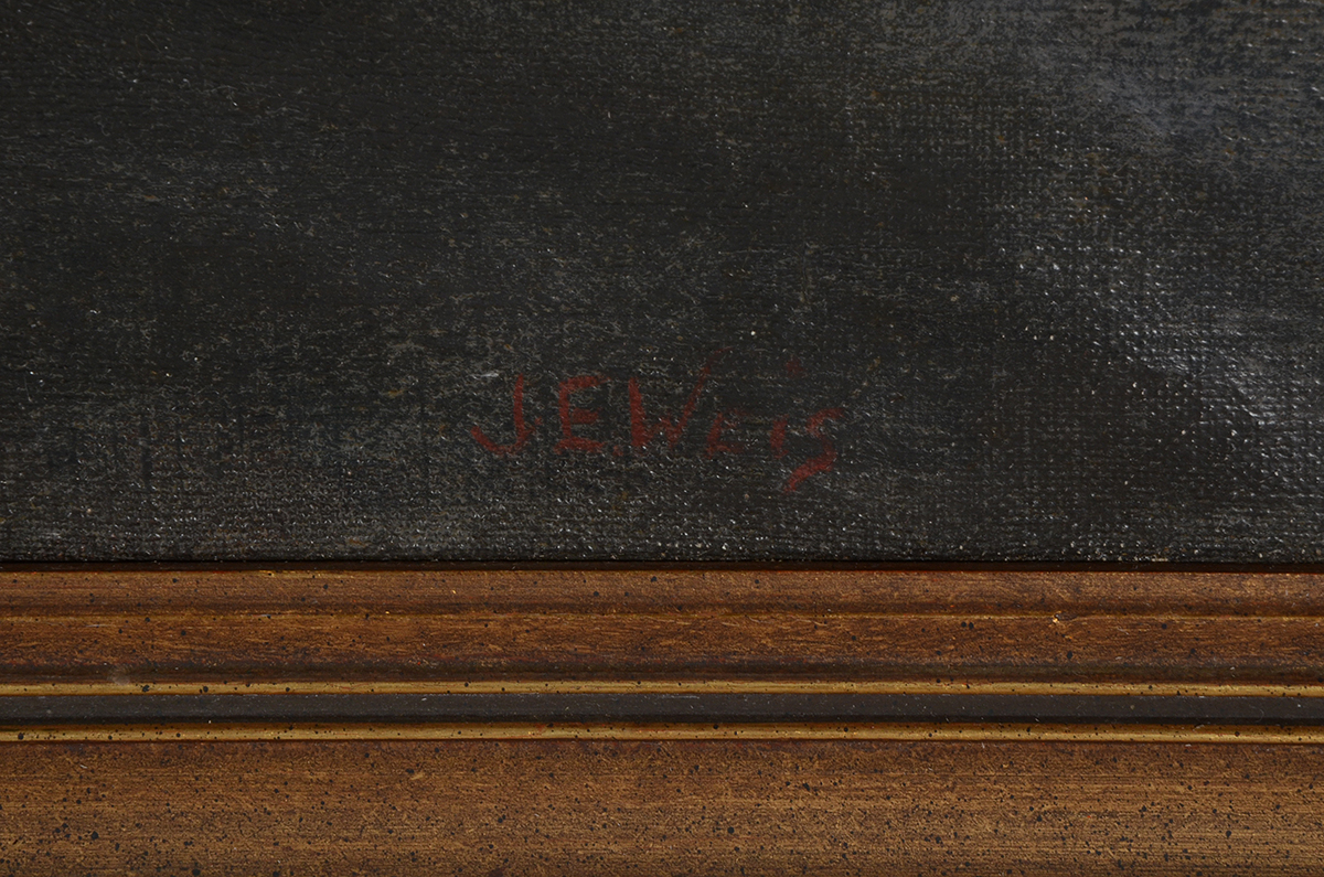 John Ellsworth Weis Original Oil Still Life on Canvas