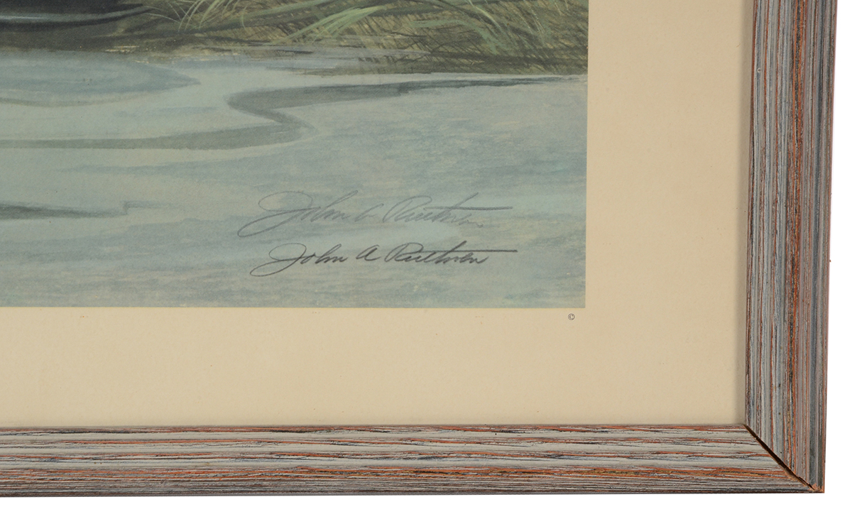 John Ruthven Signed Limited Edition Offset Lithograph "African Elephants"