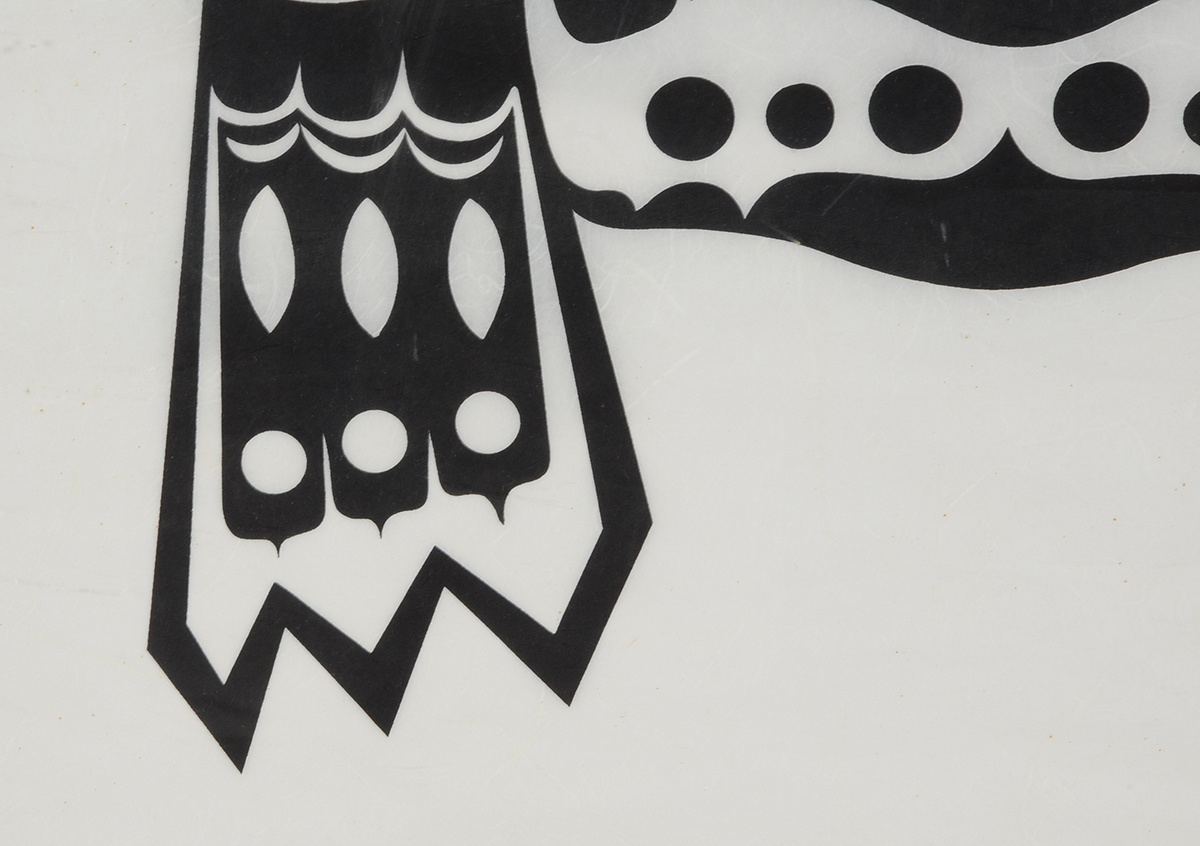 C. B. Greul Tribal Woodcut on Japon