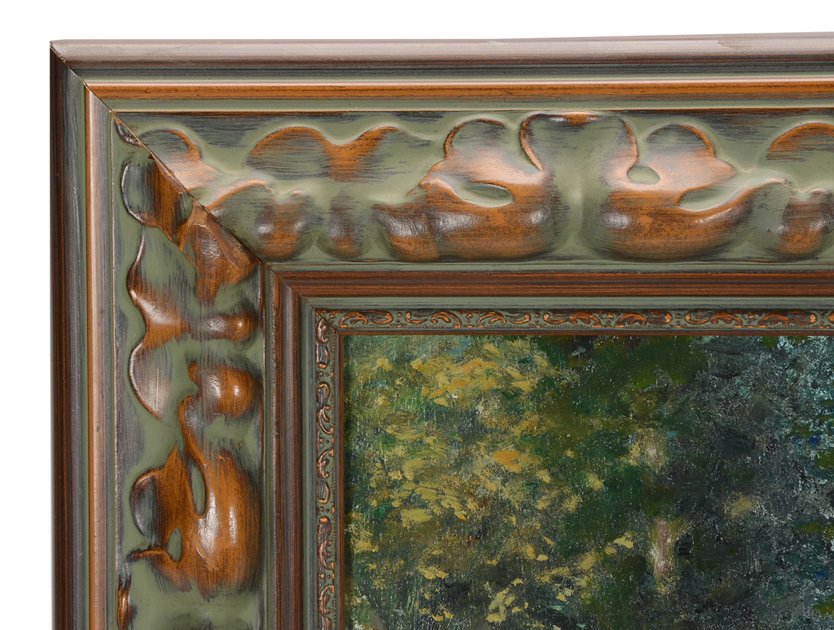 E. Auladell Original Oil Landscape on Wood Panel