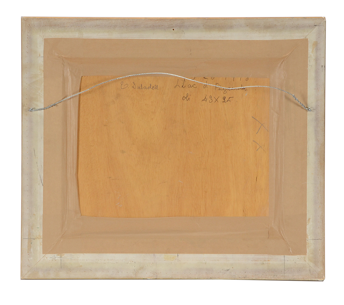 E. Auladell Original Oil Landscape on Wood Panel