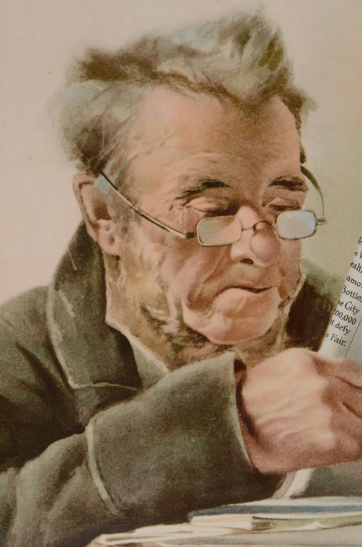 Offset Lithographic Reproduction of 1895 Advertisement for George Wiedemann Brewing Co.