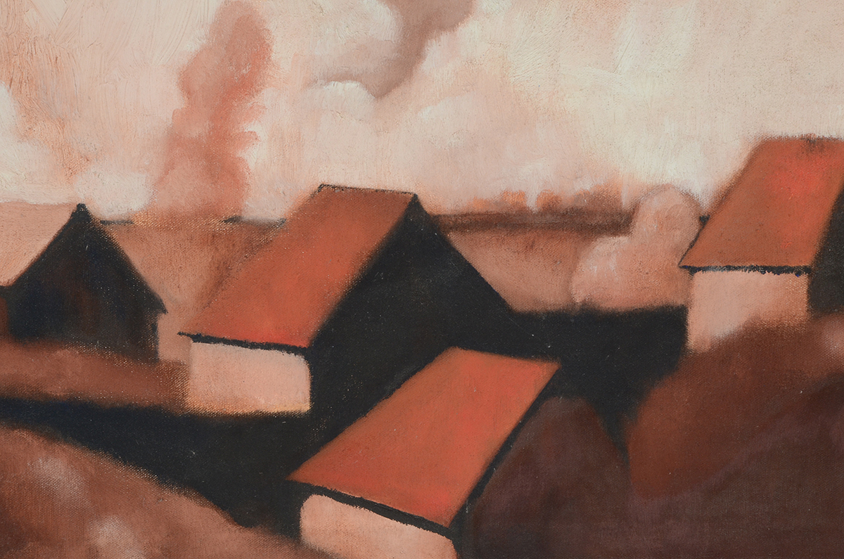 David Cramer Original 1972 Oil Painting on Canvas