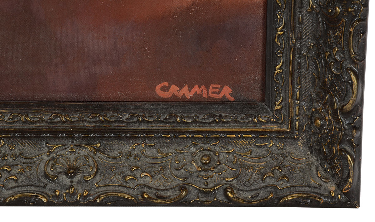 David Cramer Original 1972 Oil Painting on Canvas