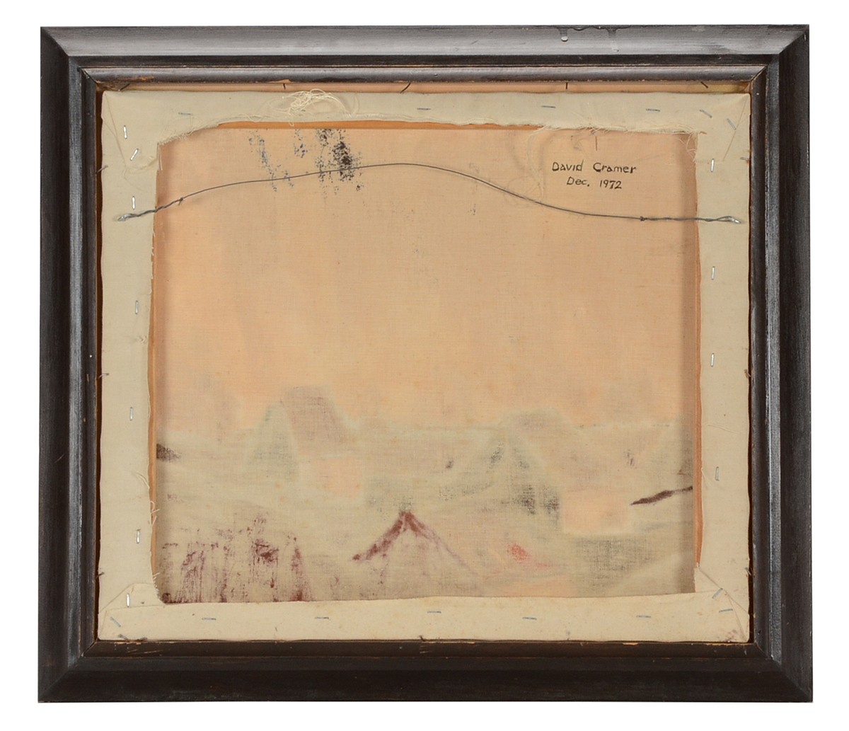 David Cramer Original 1972 Oil Painting on Canvas