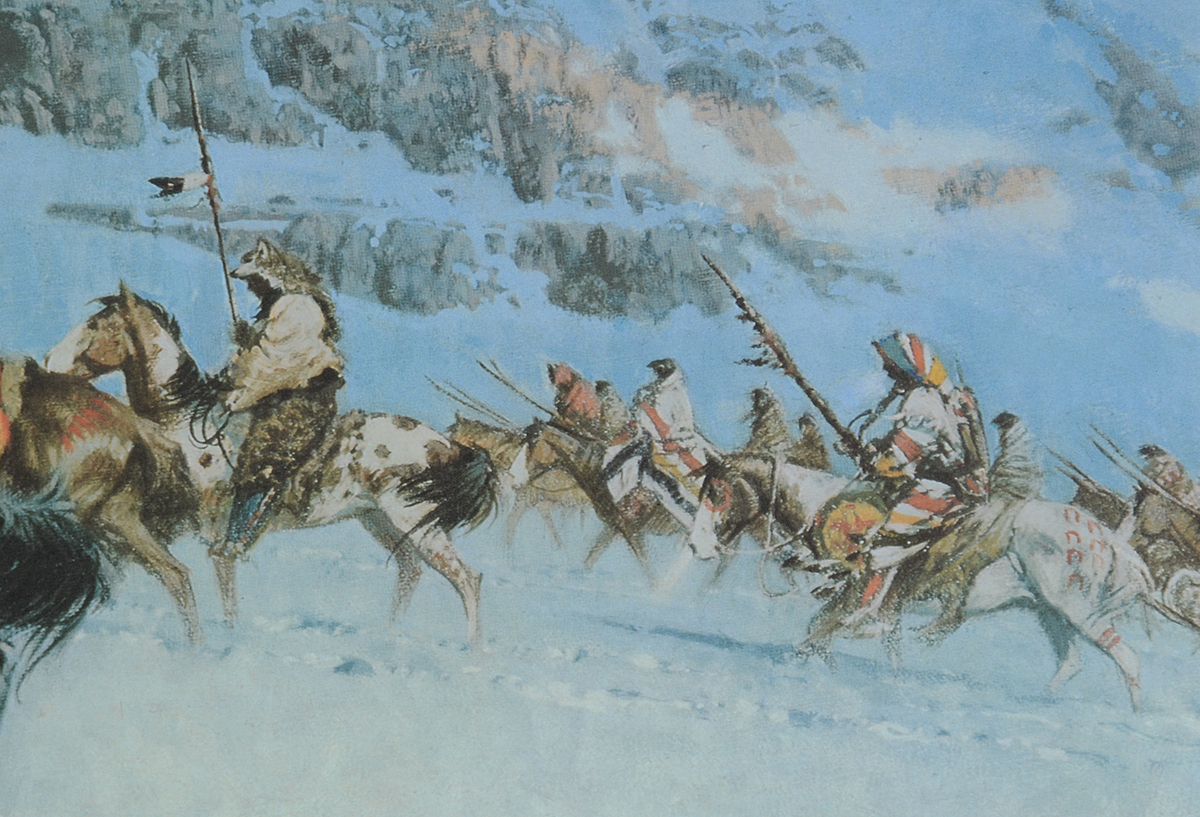 Frank McCarthy Signed Limited Edition Offset Lithograph "Snow Moon"