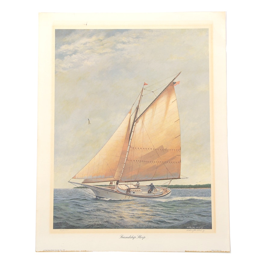 Wellington Ward Jr. Signed Limited Edition Offset Lithograph