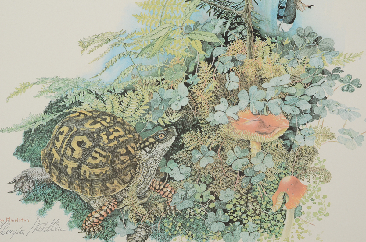 Pair of Sallie Ellington Middleton Signed Offset Lithographs