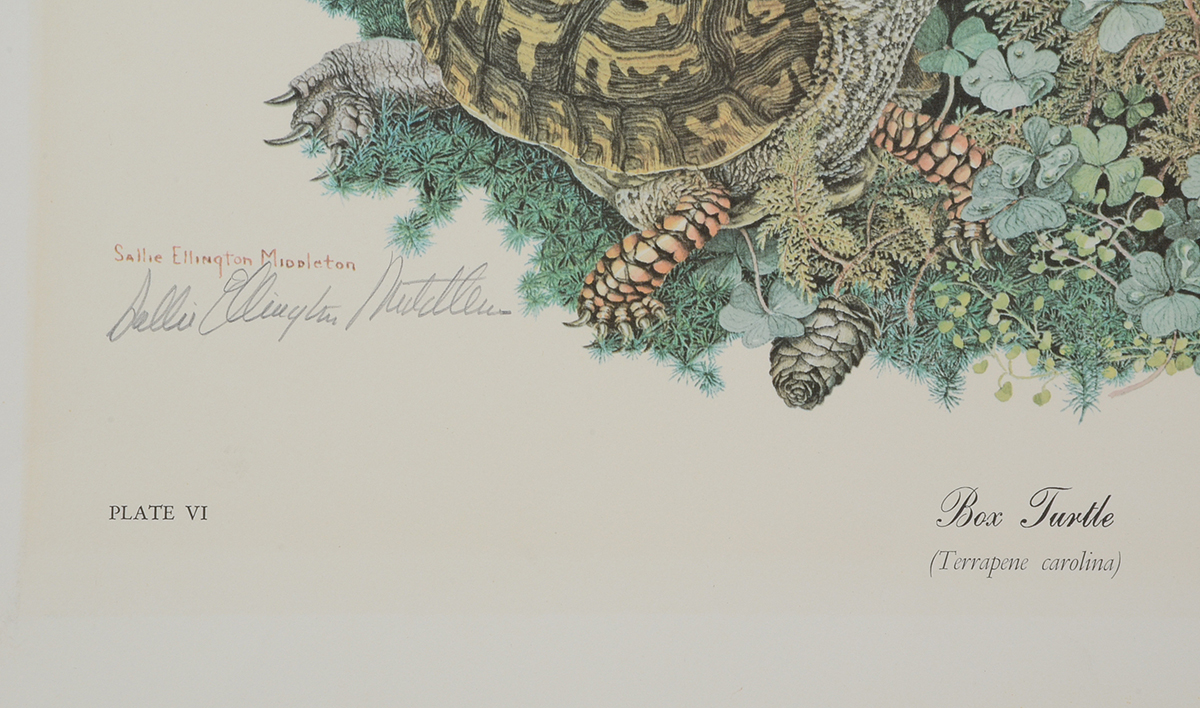 Pair of Sallie Ellington Middleton Signed Offset Lithographs