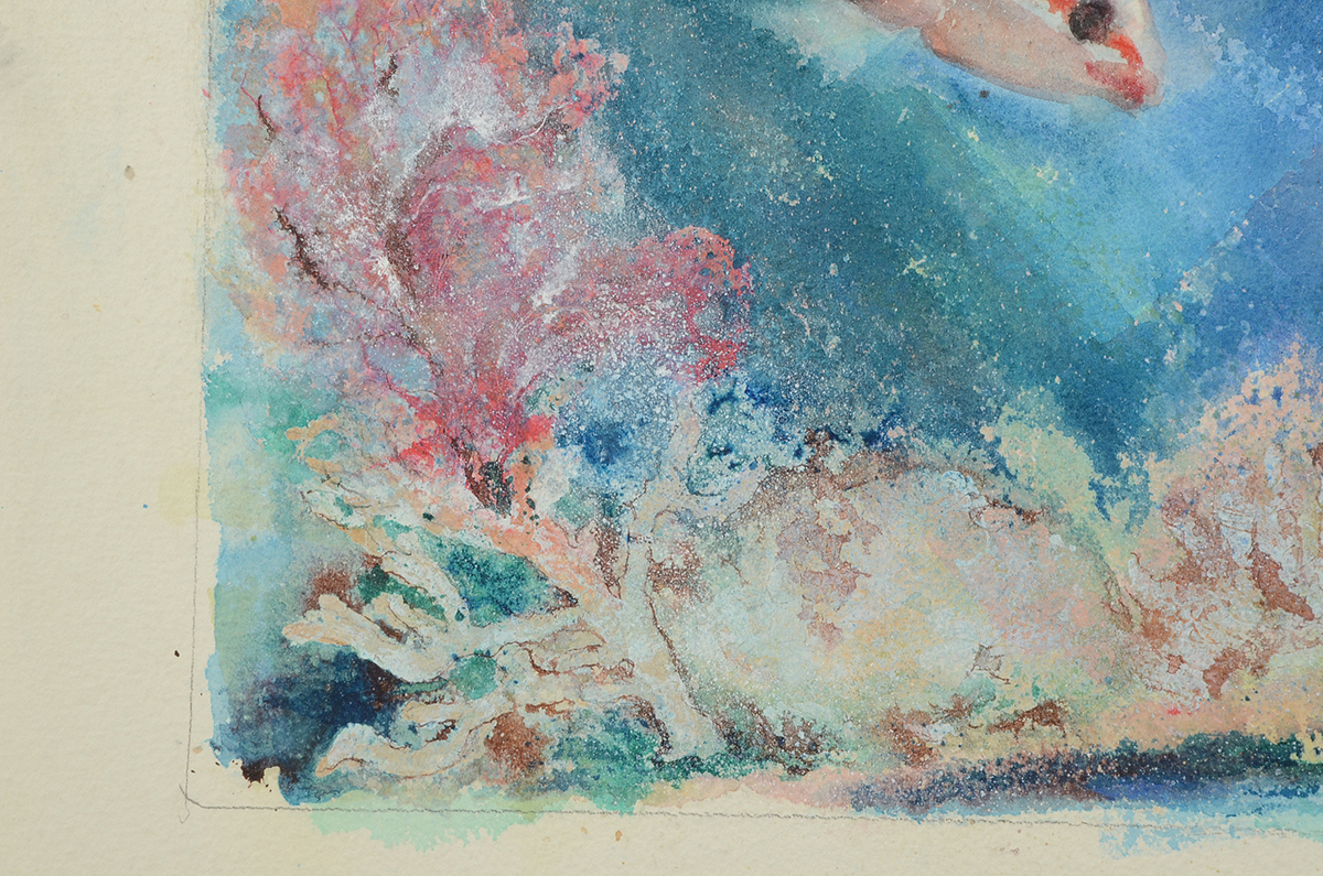 Alene Rogert Original Aquatic Watercolor on Paper