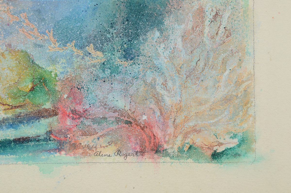 Alene Rogert Original Aquatic Watercolor on Paper