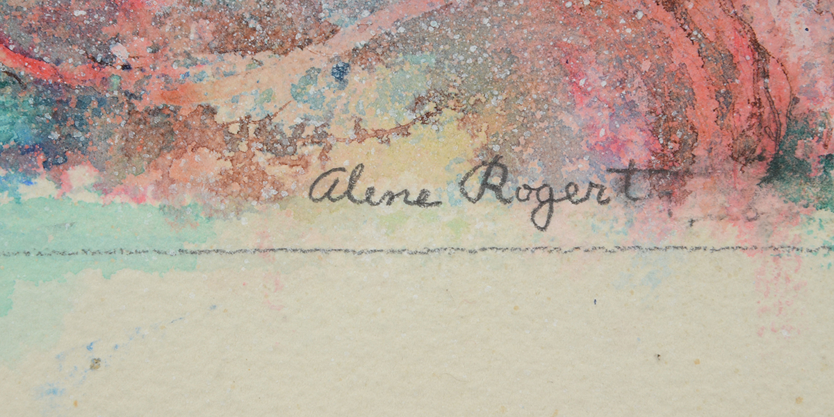 Alene Rogert Original Aquatic Watercolor on Paper