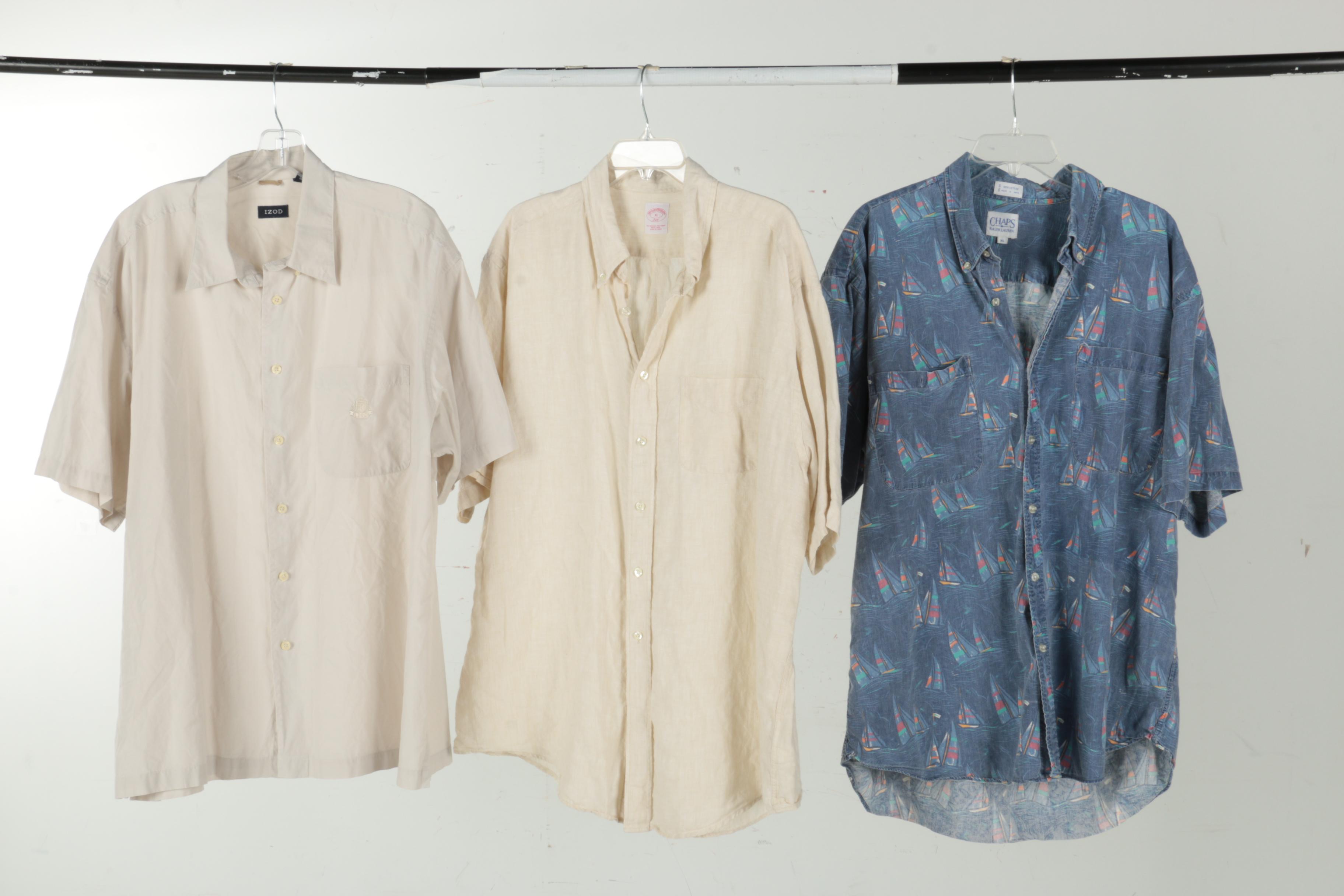 Men's Button Down Tops Including Brooks Brothers