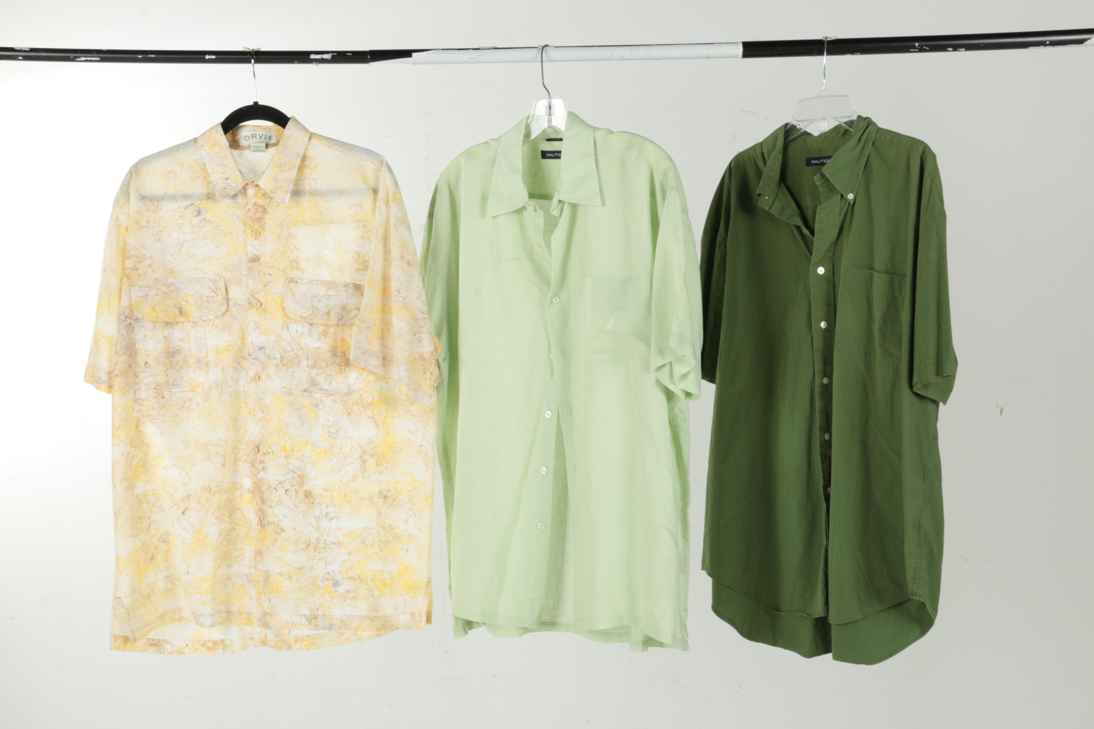 Men's Button Down Tops Including Brooks Brothers