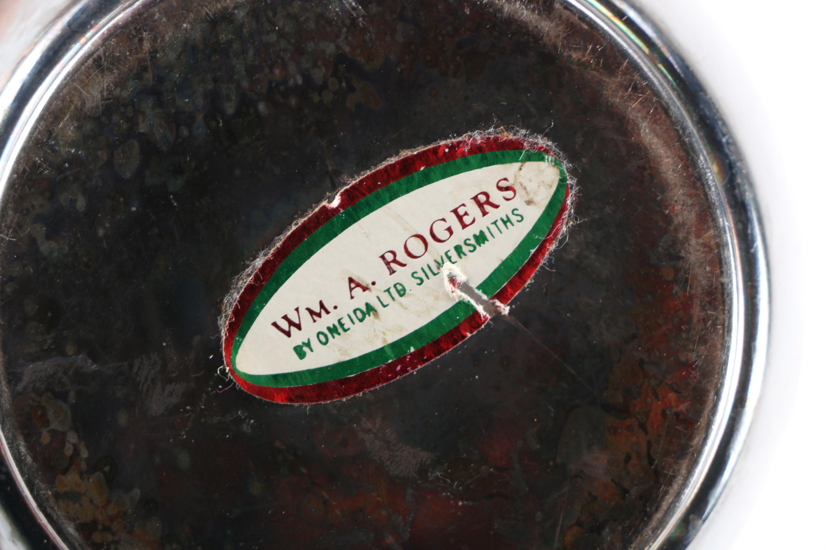 Wm. A. Rogers Plated Silver Coffee Pot and Creamer