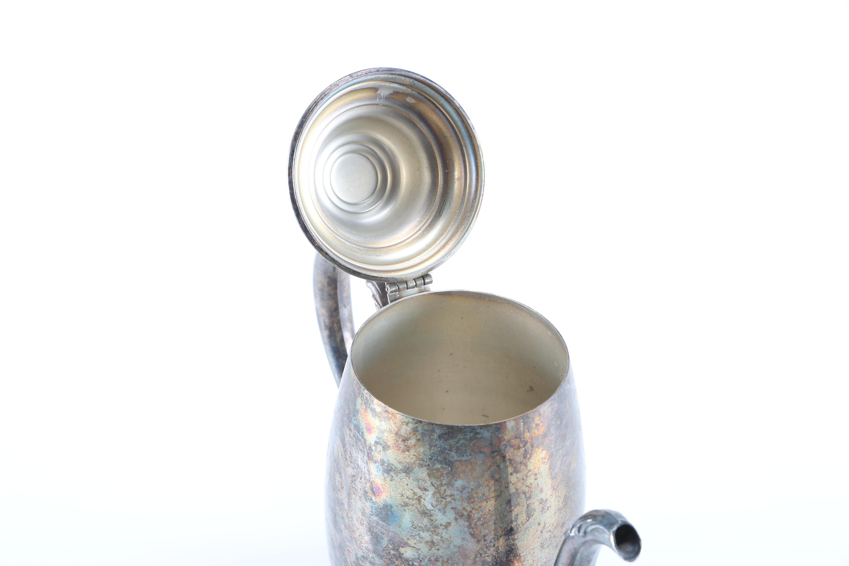 Wm. A. Rogers Plated Silver Coffee Pot and Creamer