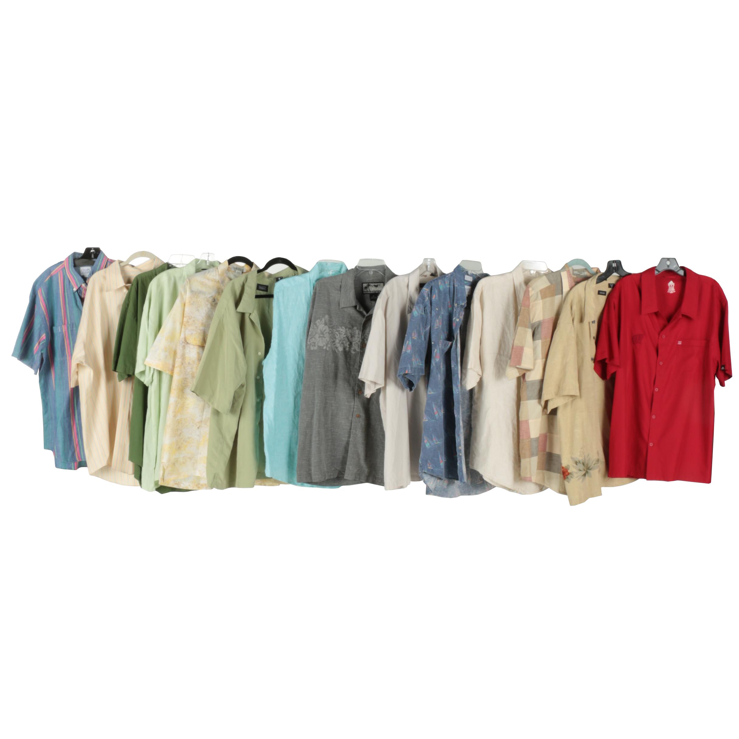 Men's Button Down Tops Including Brooks Brothers