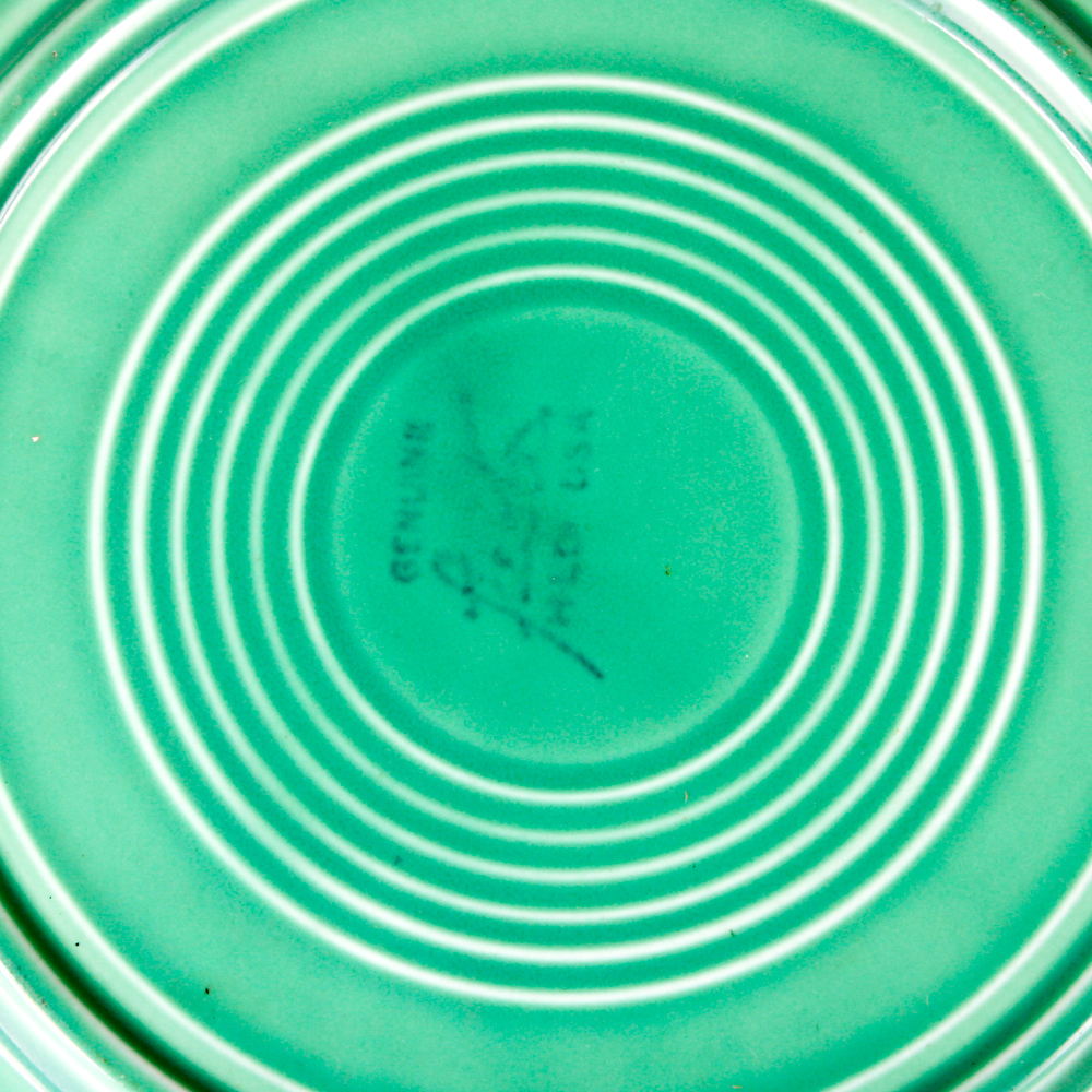 Collection of Vintage Fiestaware Grill Plates Including Radiation Red