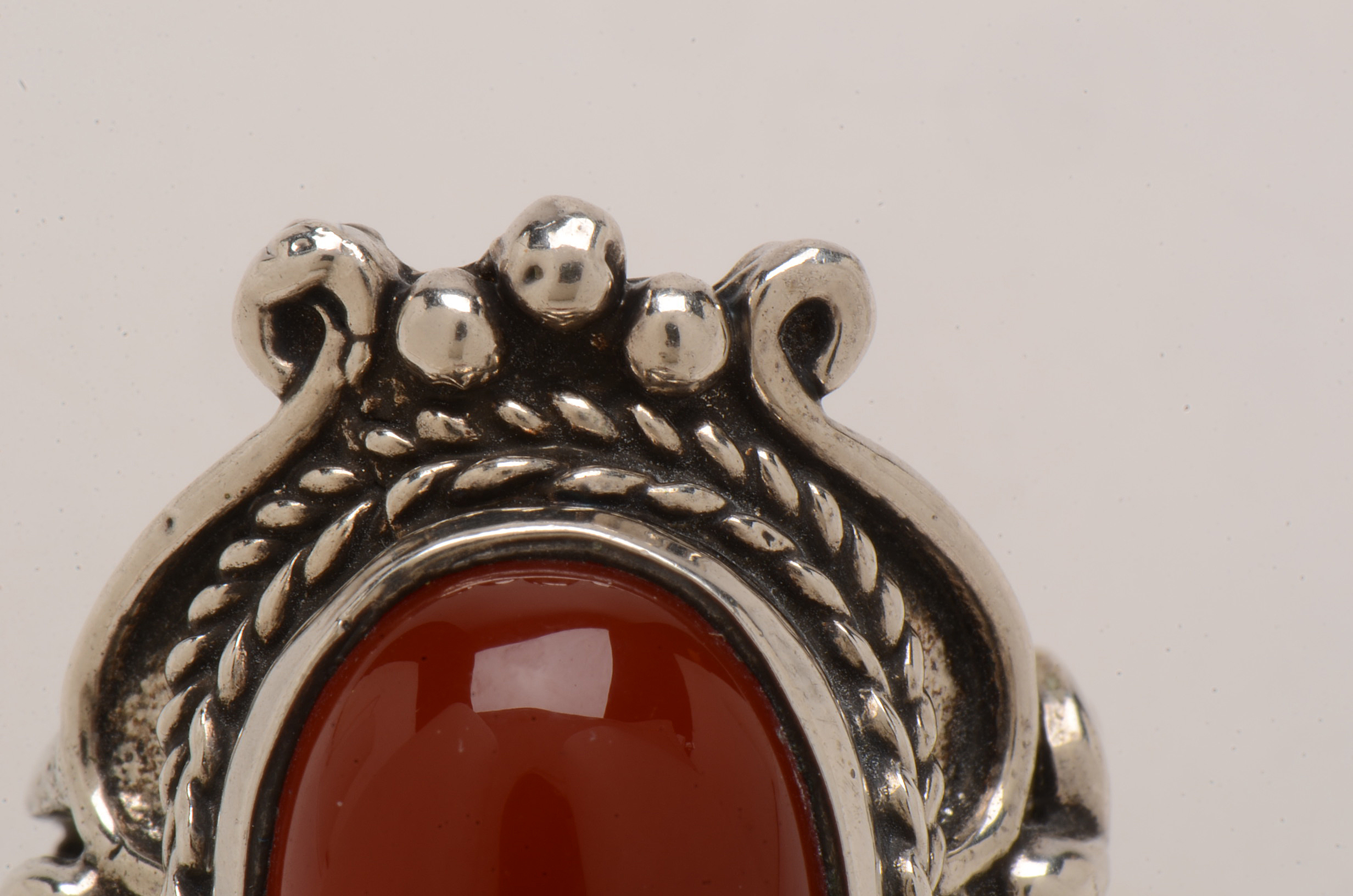 Handmade Sterling Silver Carnelian Ring