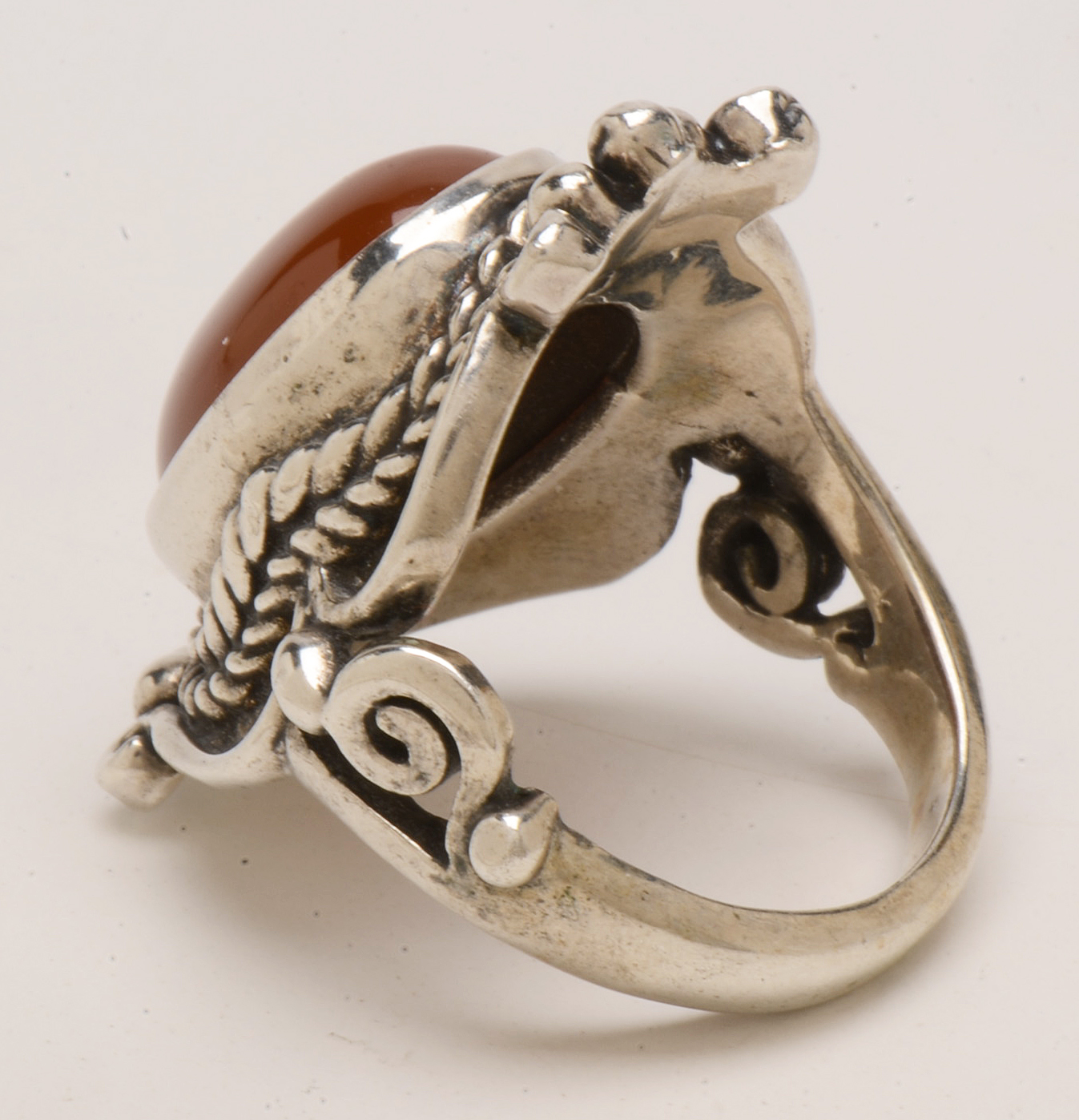 Handmade Sterling Silver Carnelian Ring