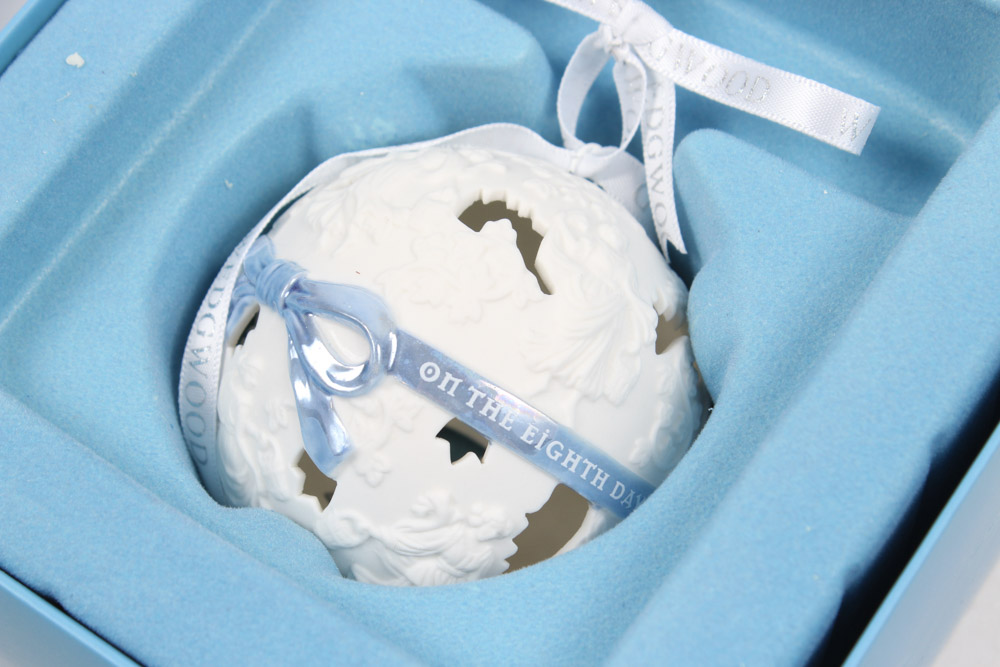 Assorted Wedgwood Jasperware "12 Days of Christmas" Ornaments