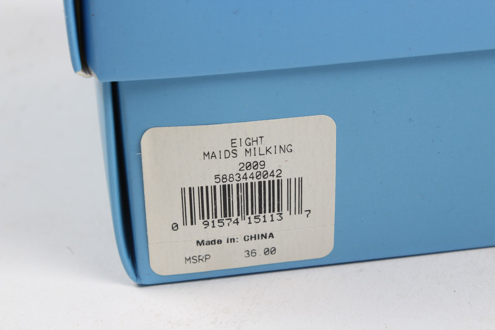 Assorted Wedgwood Jasperware "12 Days of Christmas" Ornaments