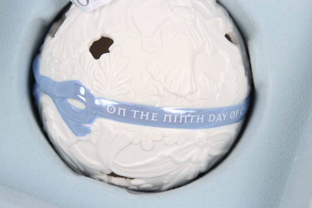 Assorted Wedgwood Jasperware "12 Days of Christmas" Ornaments