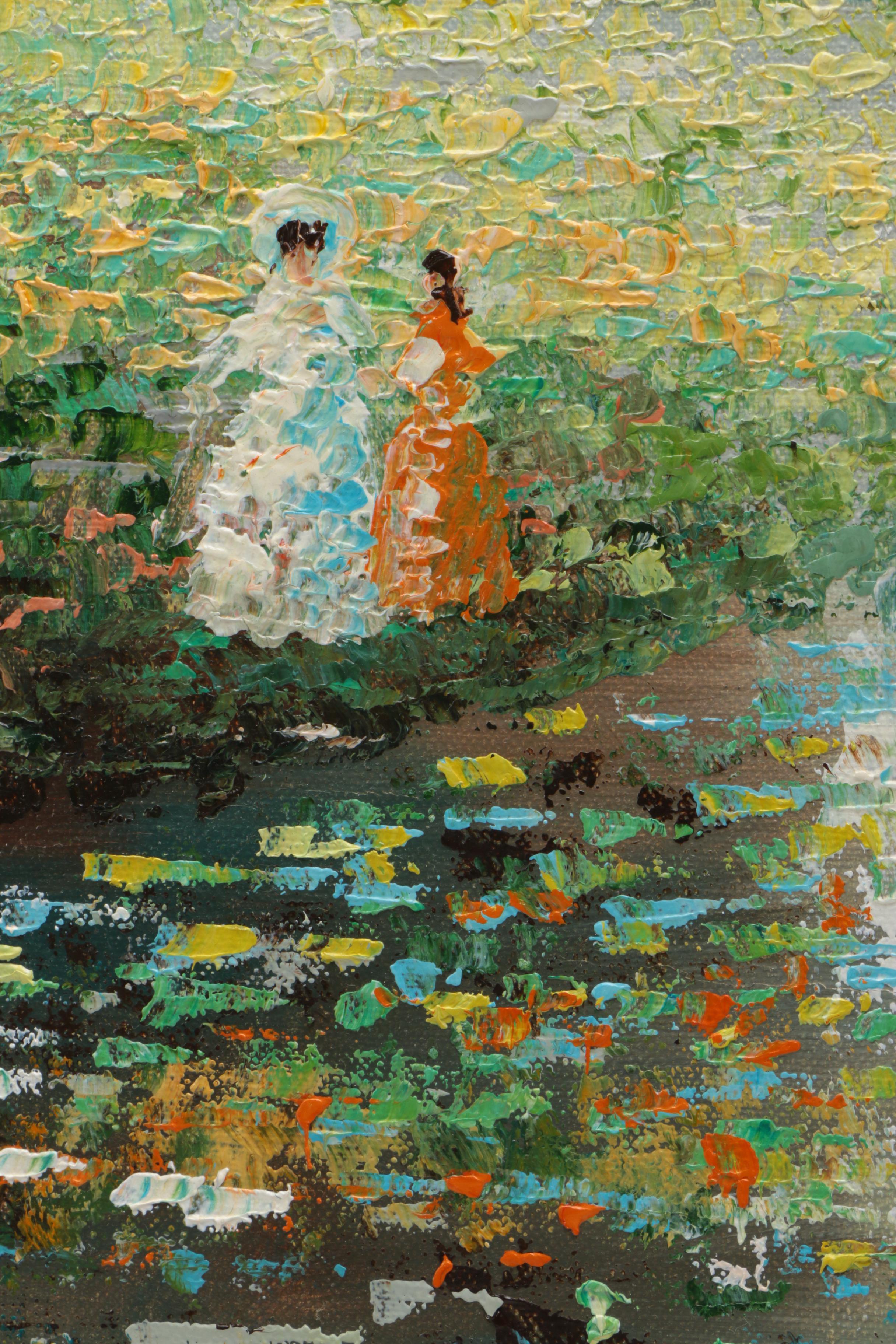 DuBois Impressionist Oil Painting of Two Boats