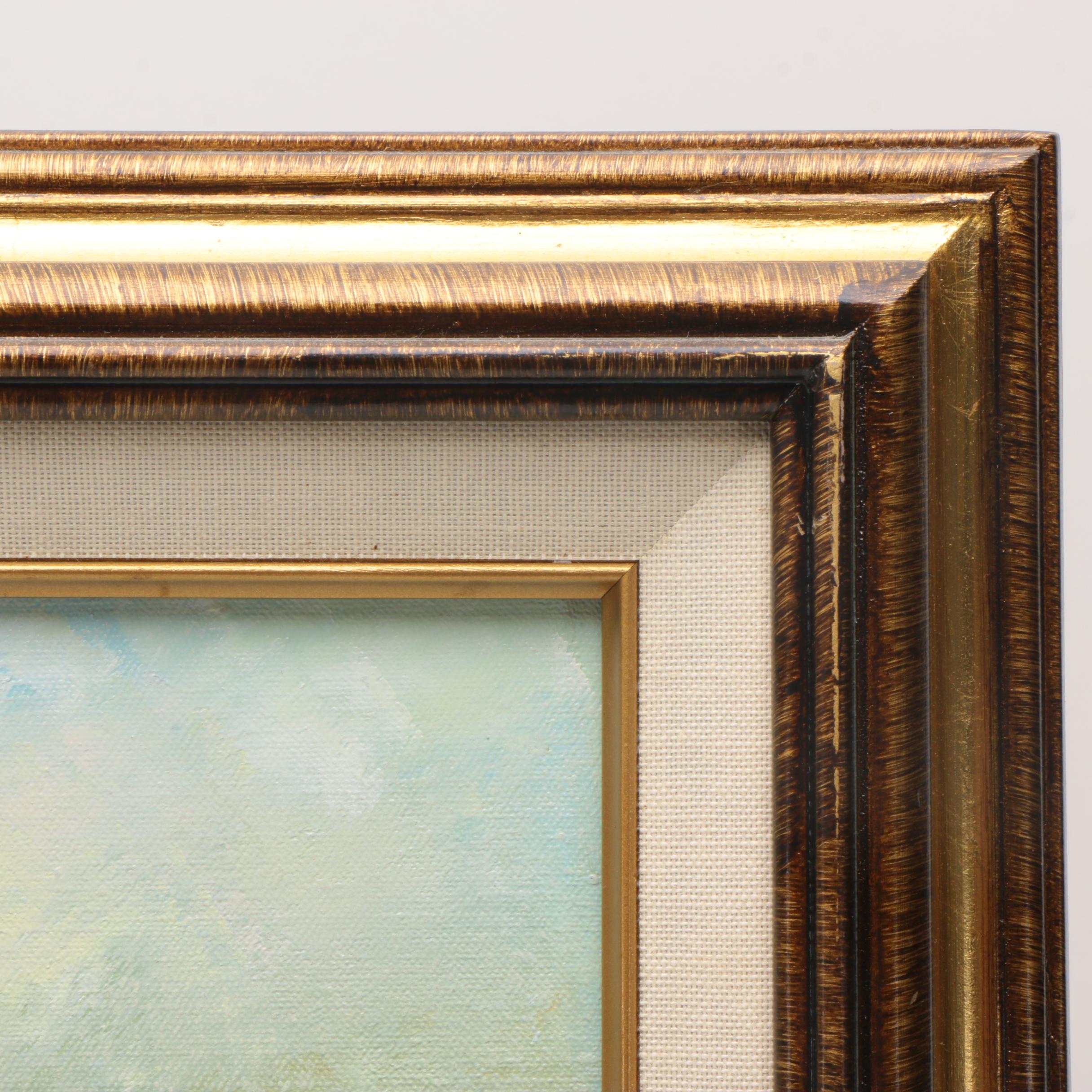 DuBois Impressionist Oil Painting of Two Boats