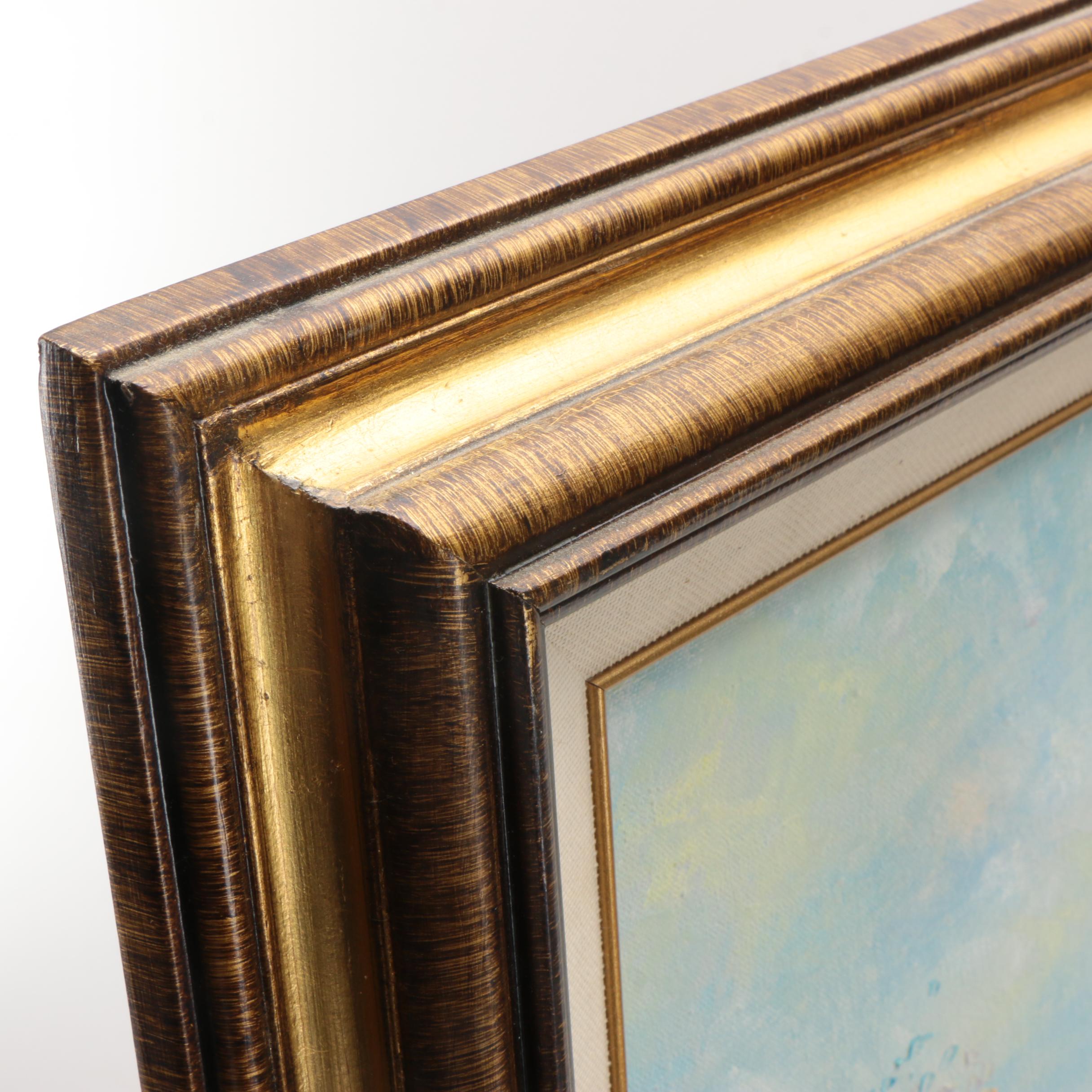 DuBois Impressionist Oil Painting of Two Boats