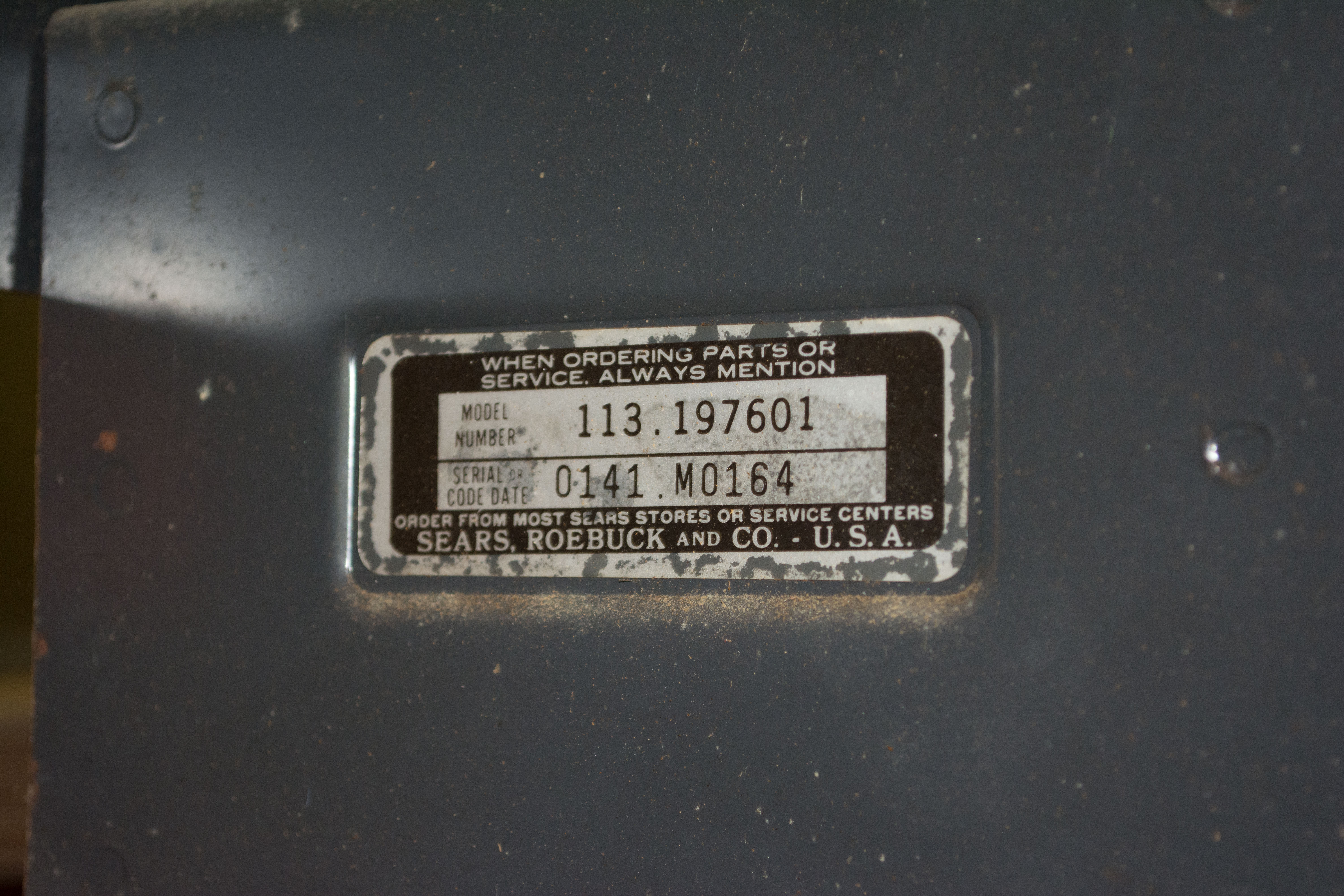 Craftsman Table Radial Saw