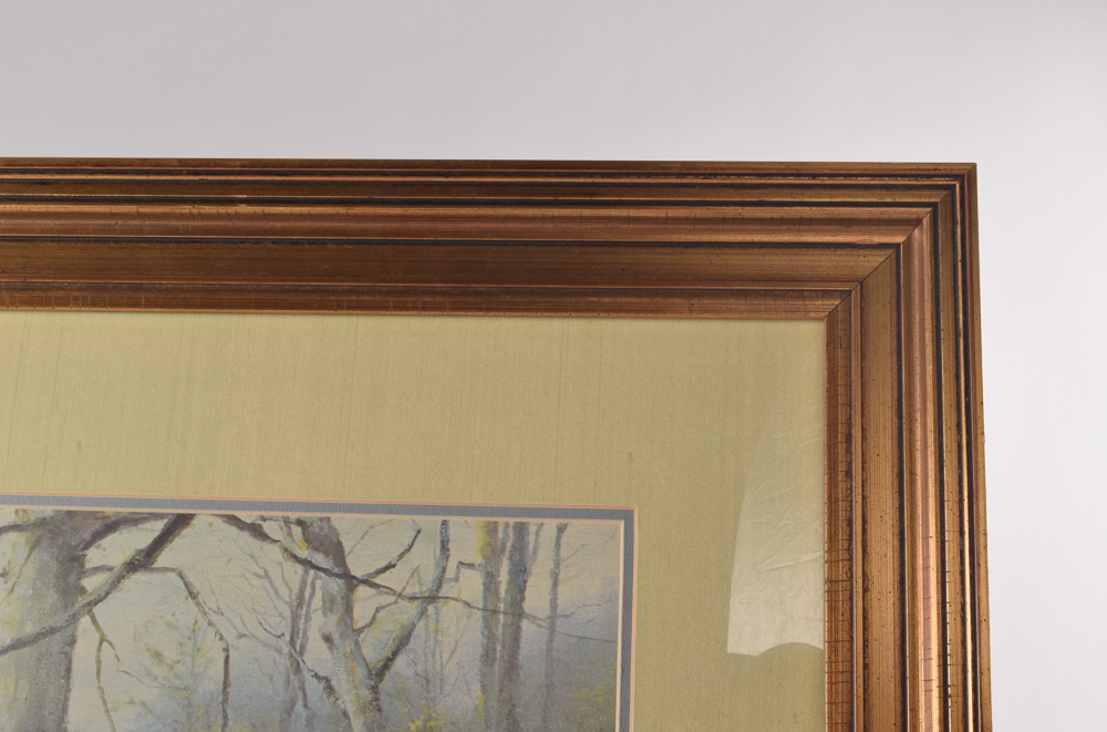 Ben Hampton Offset Lithograph Print After "Stepping Stones"