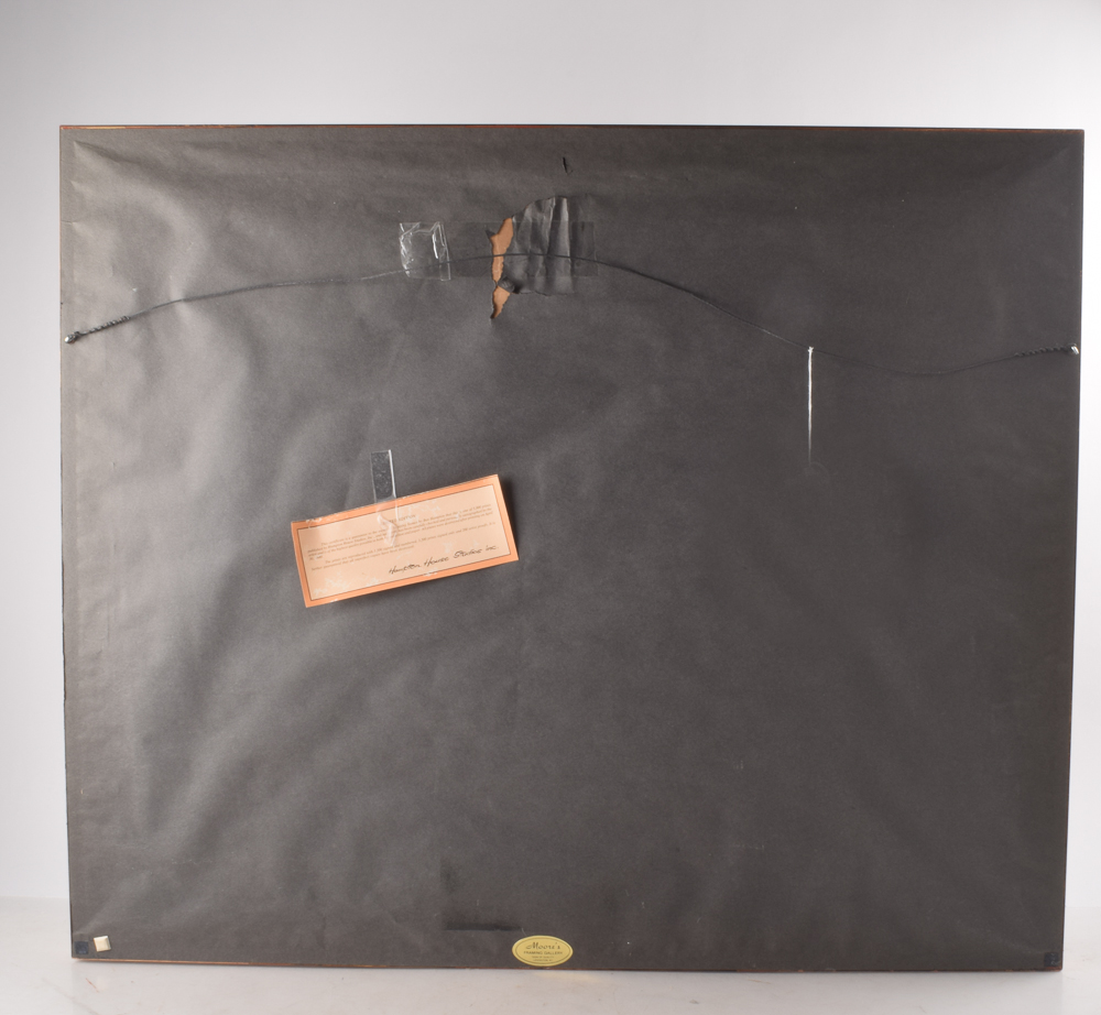 Ben Hampton Offset Lithograph Print After "Stepping Stones"