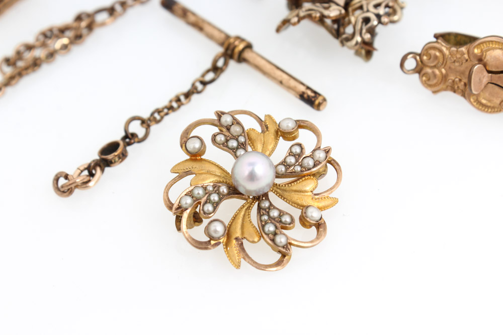 Victorian Gold-Filled and Gold-Tone Jewelry