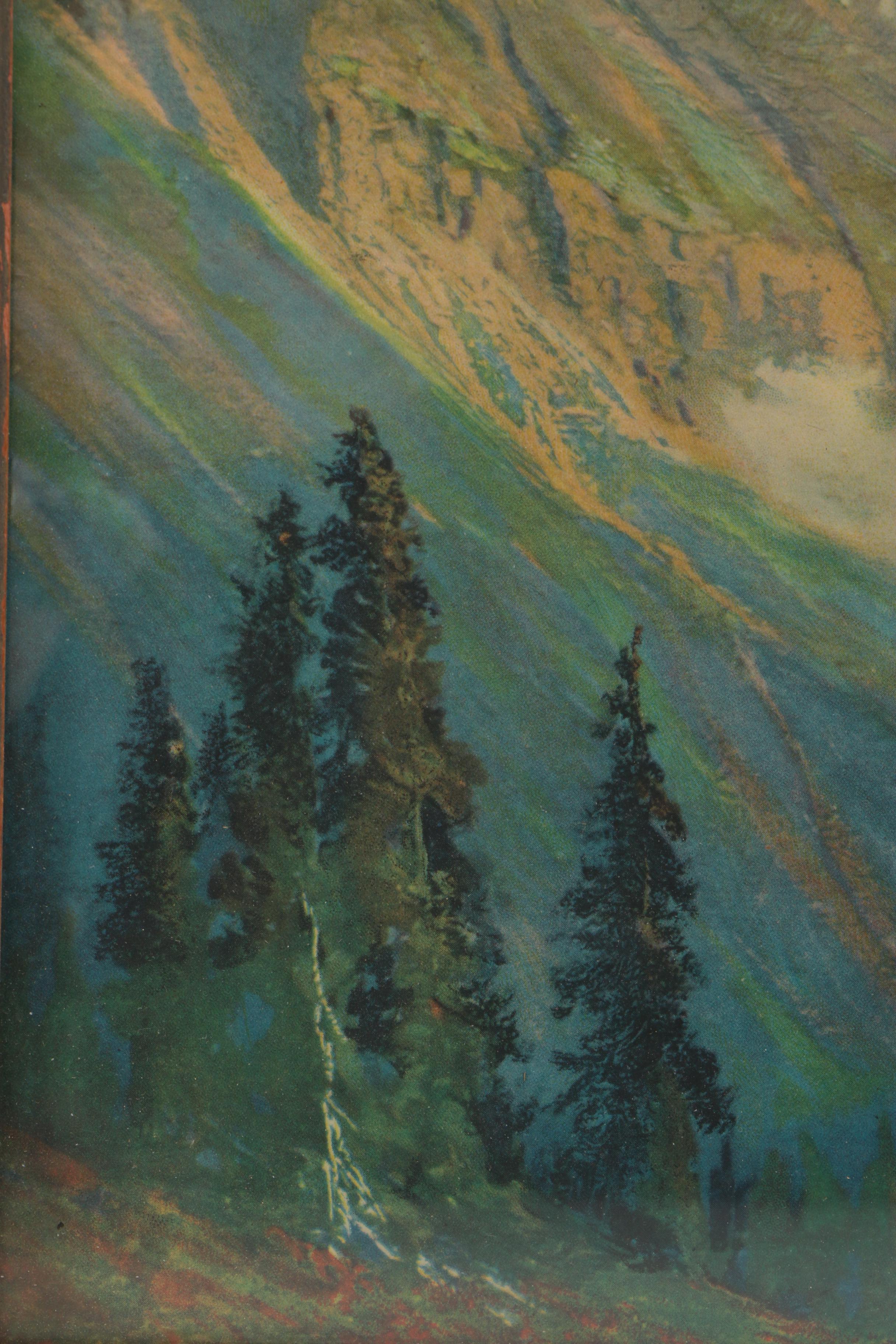 Volchrome Print After Charles Partridge Adams "After the Storm"