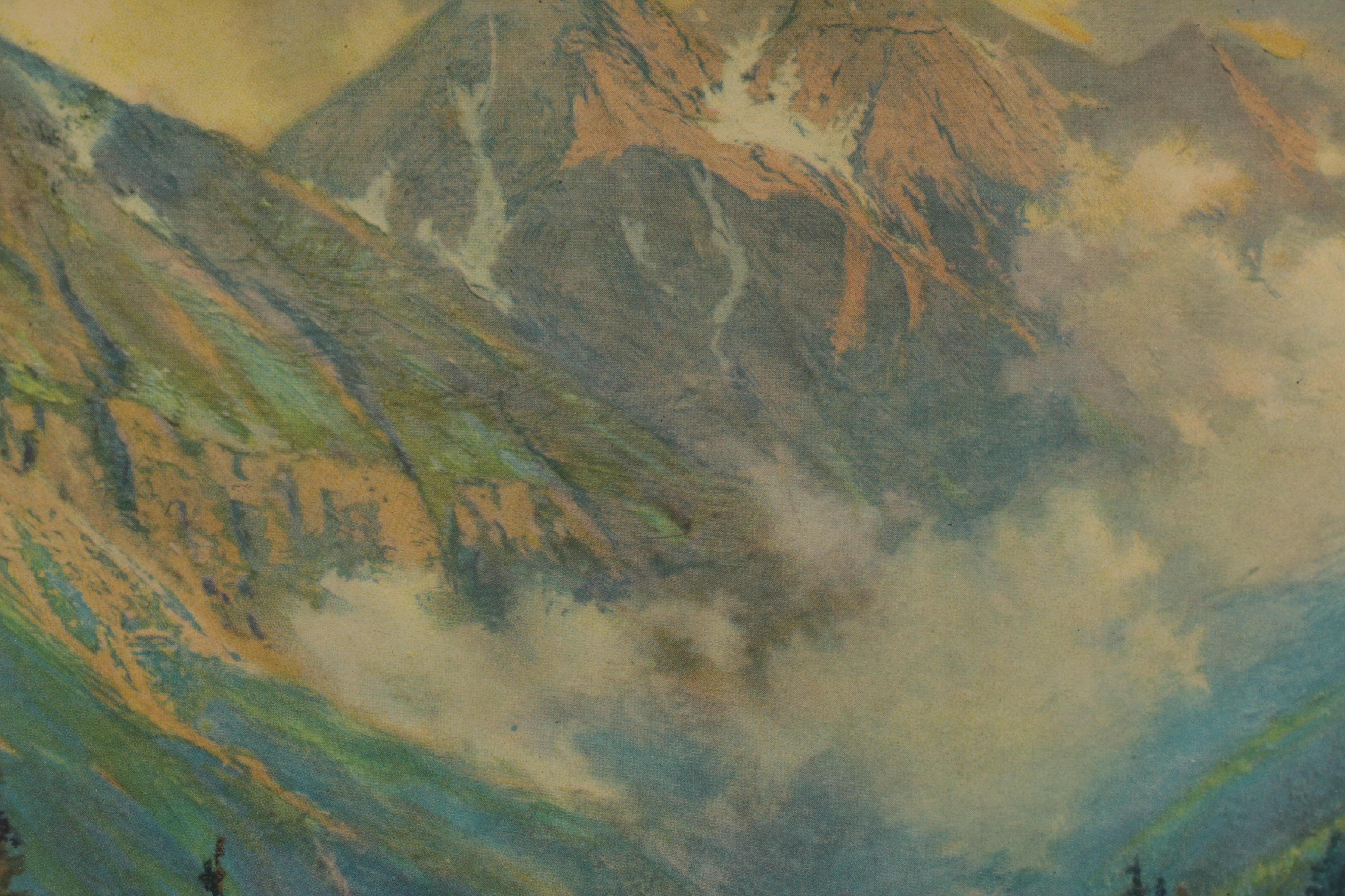 Volchrome Print After Charles Partridge Adams "After the Storm"