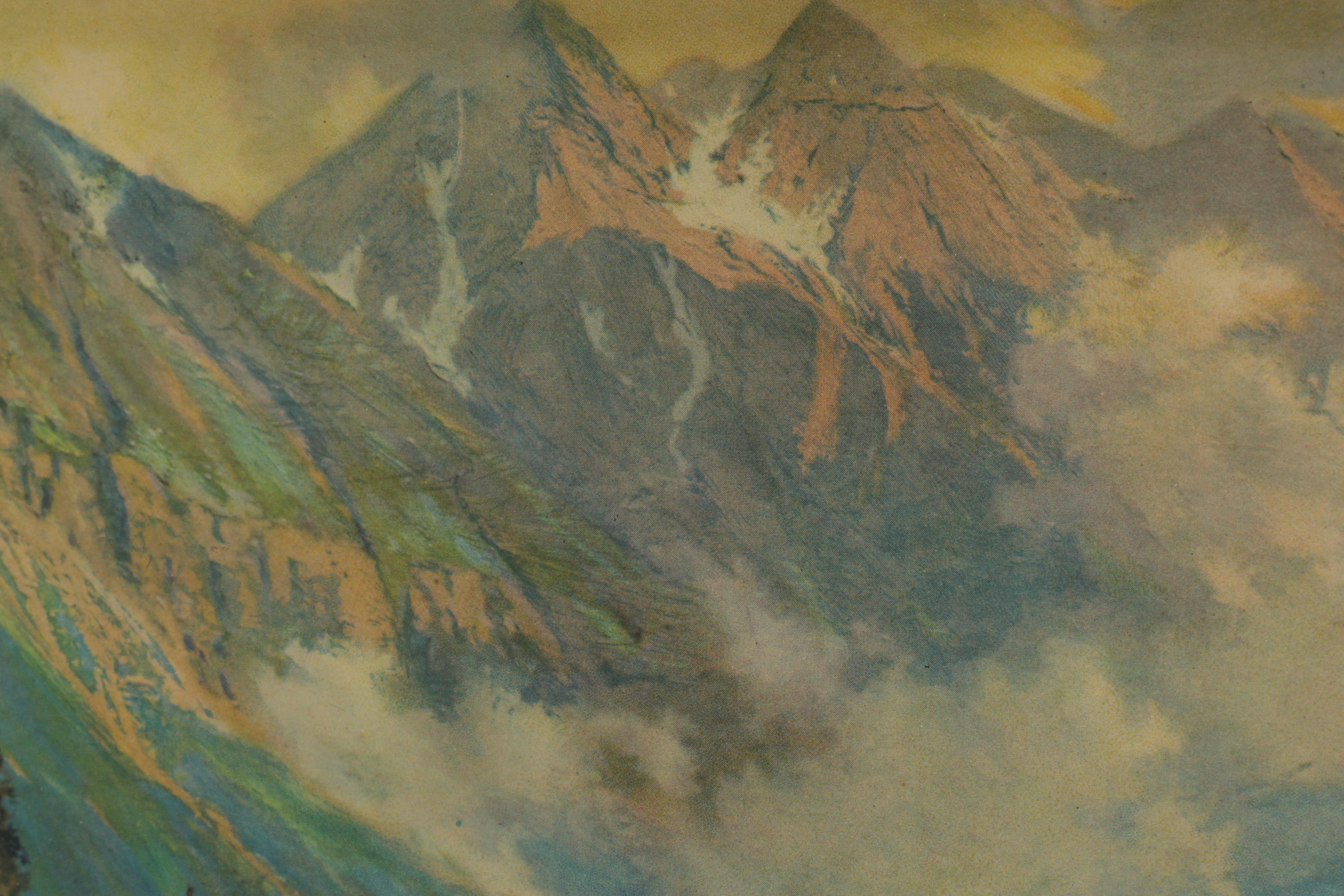 Volchrome Print After Charles Partridge Adams "After the Storm"