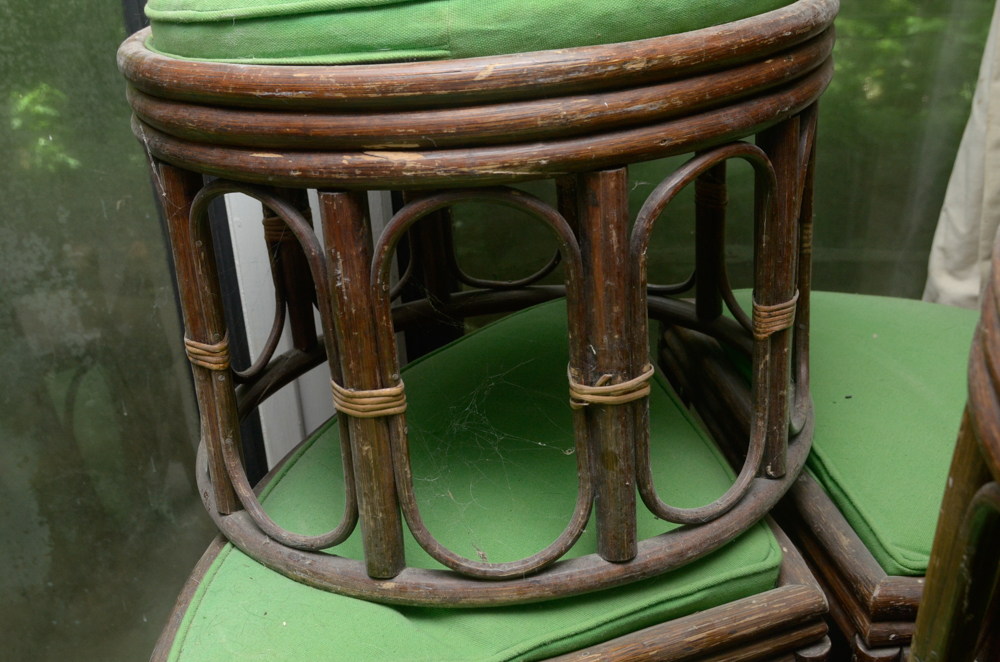 Vintage Rattan Furniture Set
