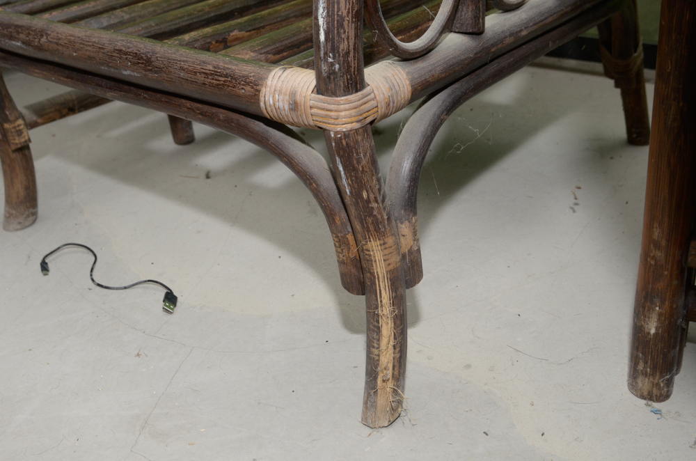 Vintage Rattan Furniture Set